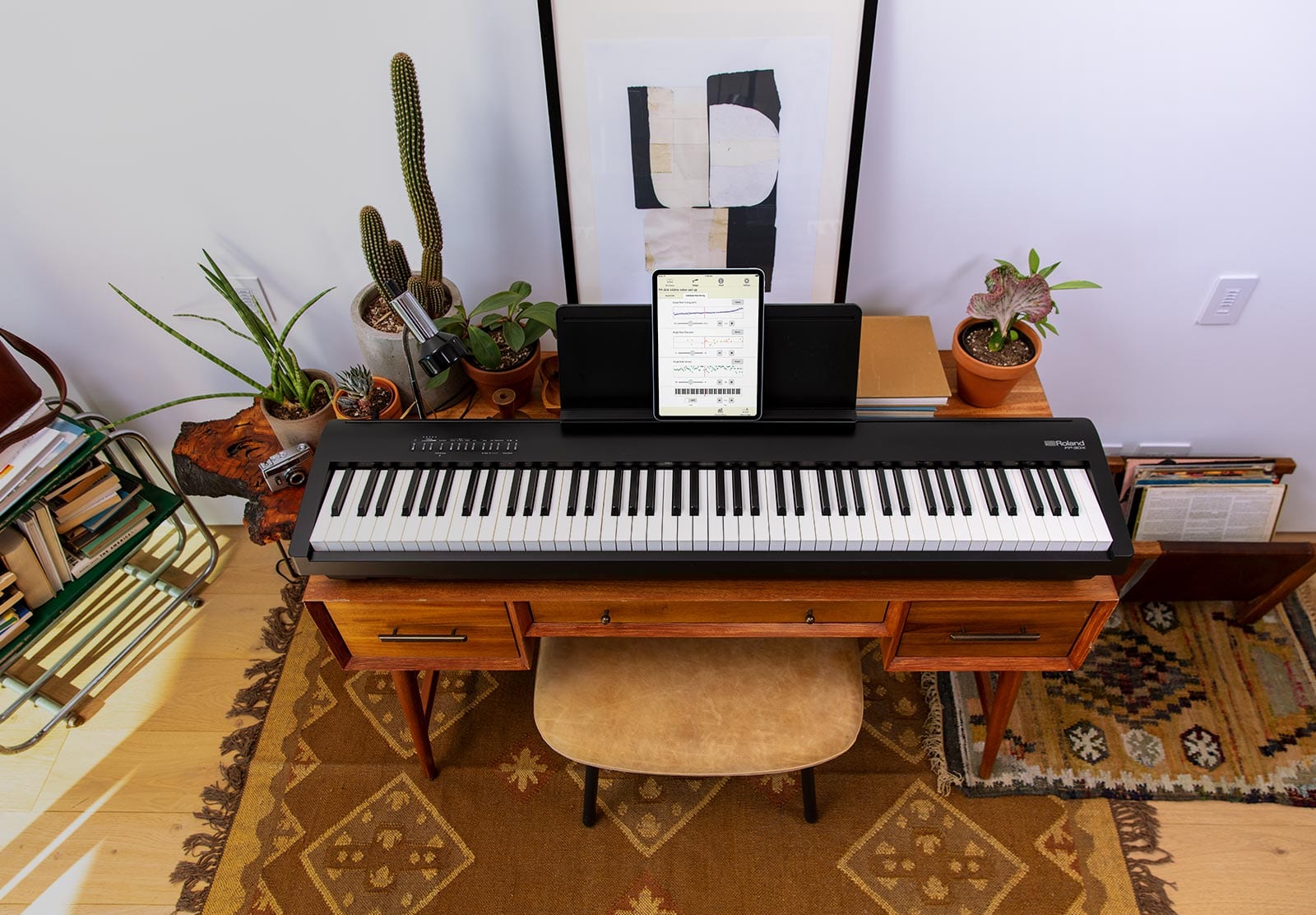 Roland FP30X White Digital Piano Value Package