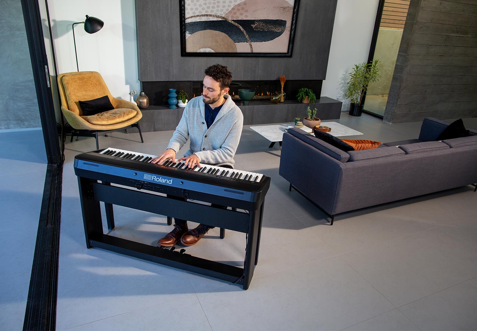 Roland FP90X Black Piano Elite Package