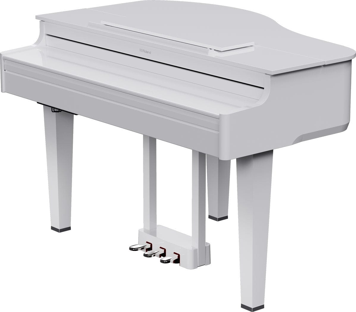 Roland GP6 Digital Grand Piano; Polished White Concert Package