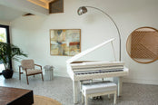 Roland GP6 Digital Grand Piano; Polished White Value Package
