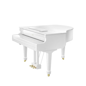 Roland GP9 Digital Grand Piano; Polished White Concert Package