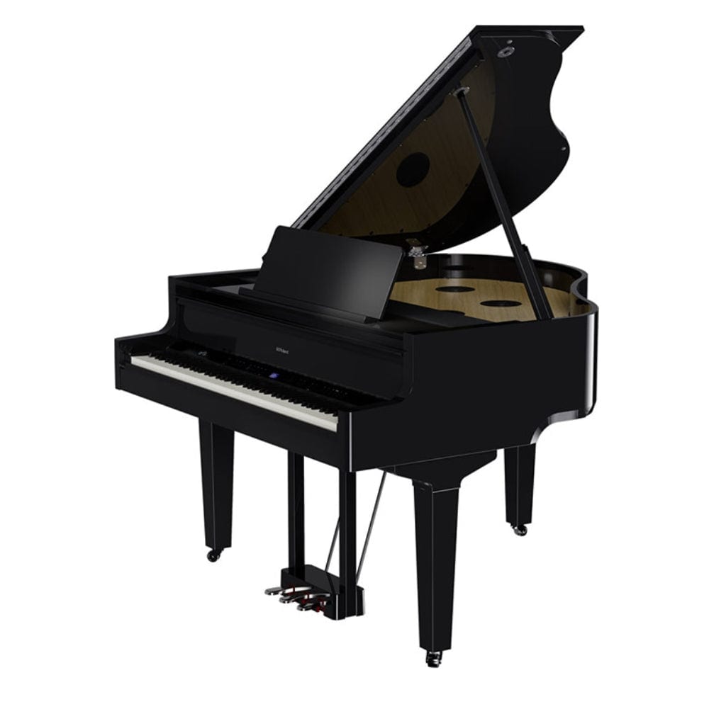 Roland GP9 Digital Grand Piano; Polished Ebony Concert Package