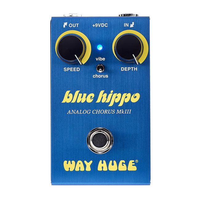 Way Huge Smalls Blue Hippo Analog Chorus Guitar Effects Pedal