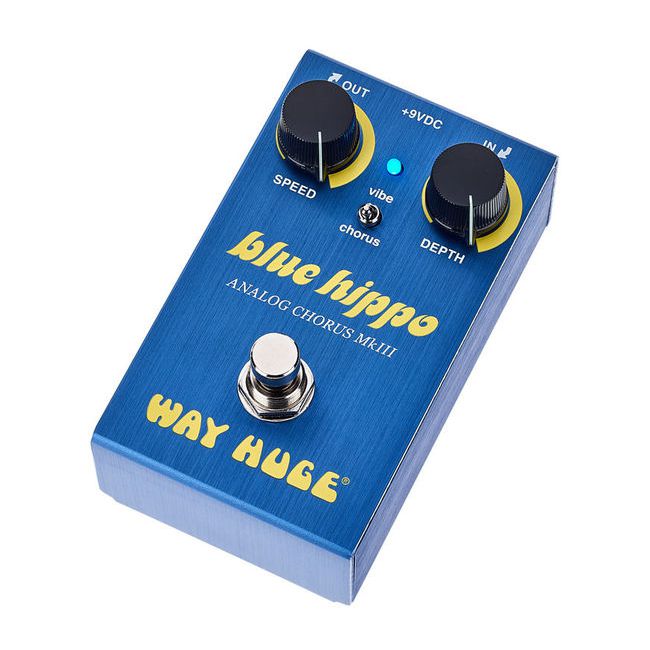 Way Huge Smalls Blue Hippo Analog Chorus Guitar Effects Pedal