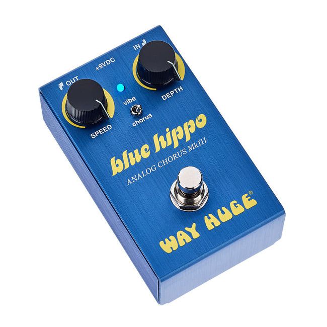 Way Huge Smalls Blue Hippo Analog Chorus Guitar Effects Pedal