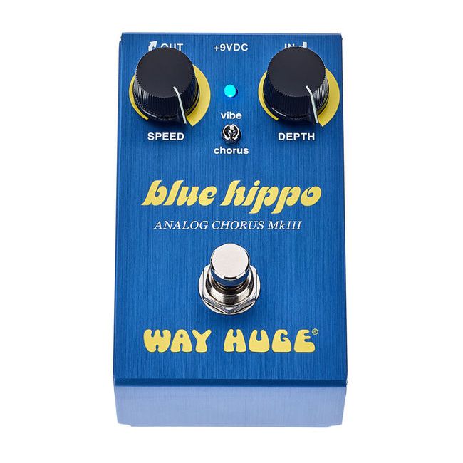 Way Huge Smalls Blue Hippo Analog Chorus Guitar Effects Pedal