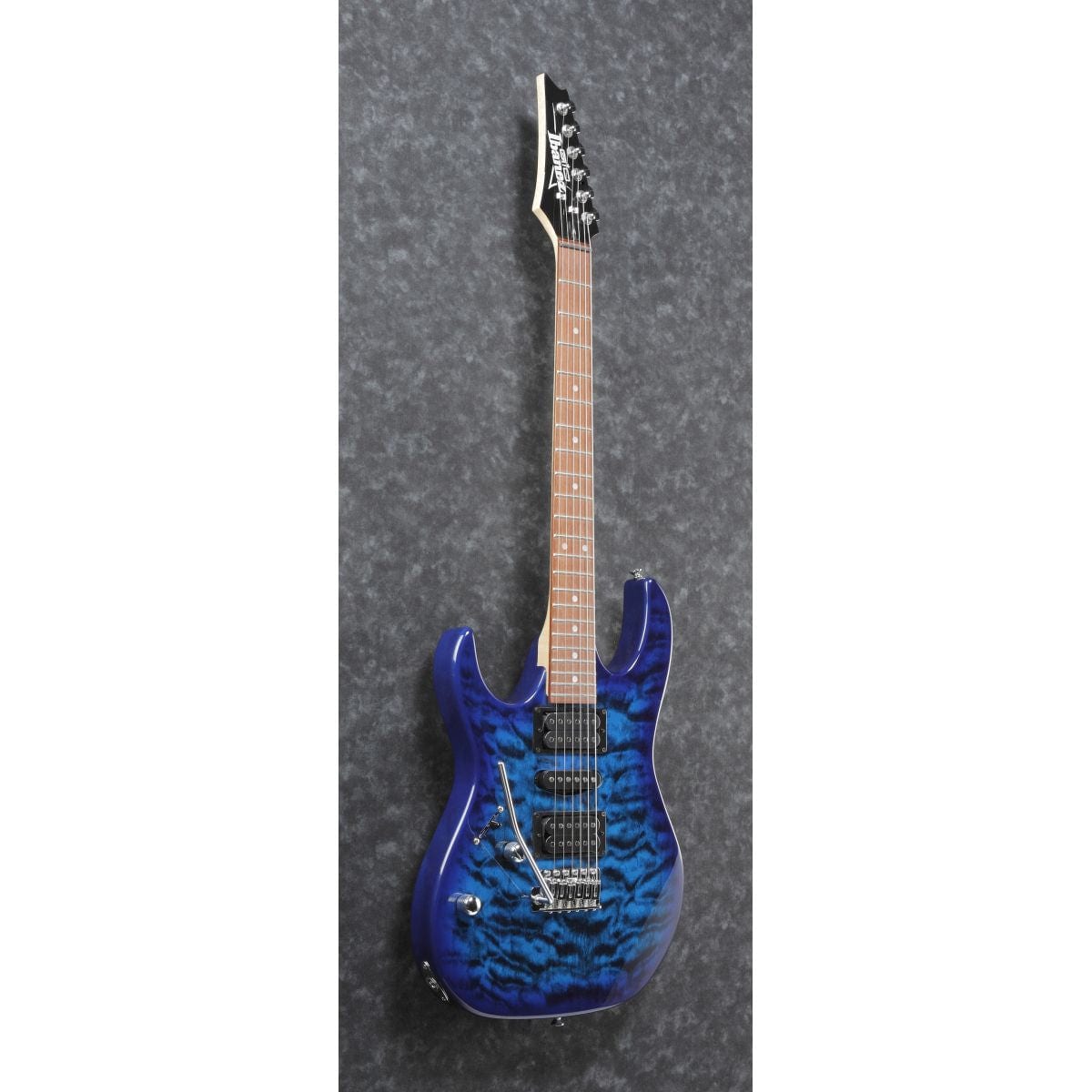 Ibanez GRX70QA TBB Trans Blue Burst Guitar