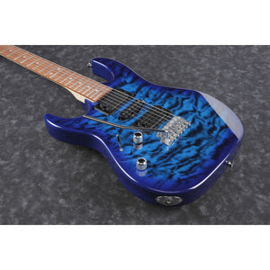 Ibanez GRX70QA TBB Trans Blue Burst Guitar