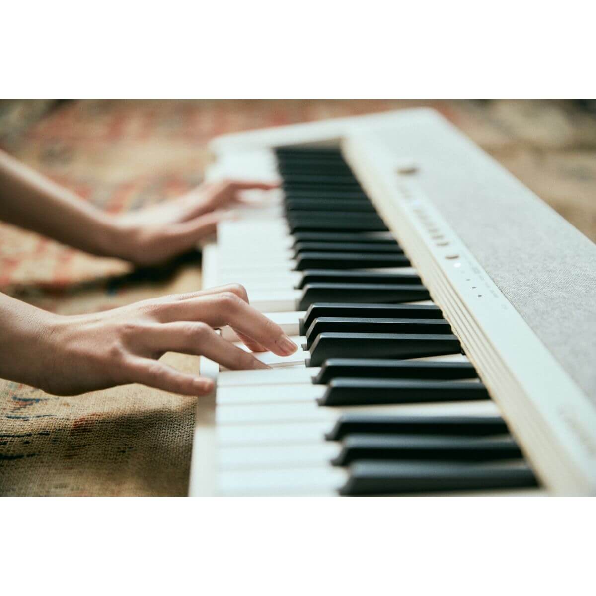 Casio CT-S1 Portable Piano Keyboard; White | Bonners Music