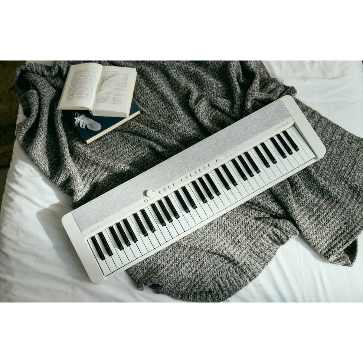 Casio CT-S1 Portable Piano Keyboard; White | Bonners Music