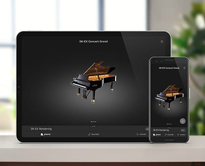 Kawai K500 AURES 2 Hybrid Upright Piano; Polished Ebony