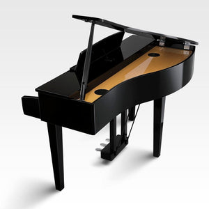 Kawai DG30 Polished Ebony Digital Grand Piano With Stool & Roland RH200 Headphones | Free Delivery & Installation