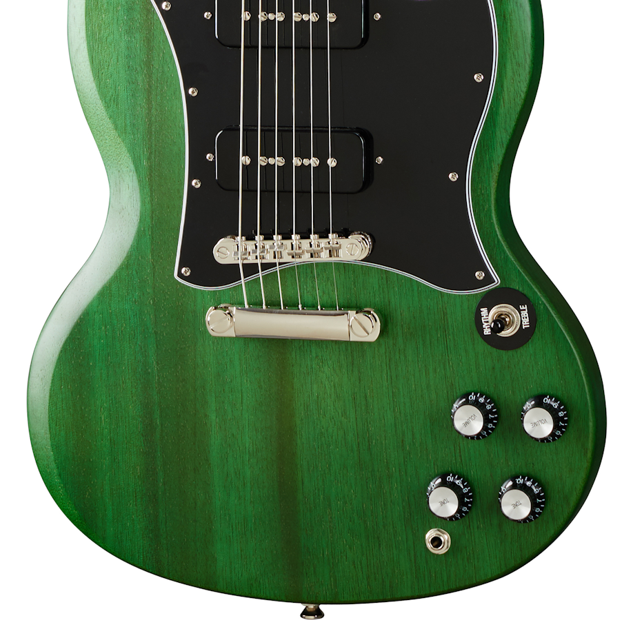 Epiphone Modern SG Collection SG Classic Worn P90 Worn Inverness Green Guitar