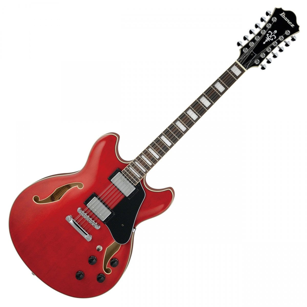 Ibanez Artcore AS7312 TCD 12 String Trans Cherry Red Guitar