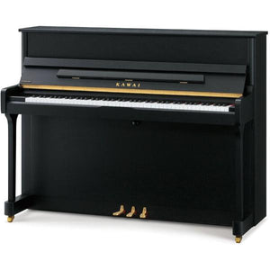 Kawai E200 Studio Upright Piano; Satin Black
