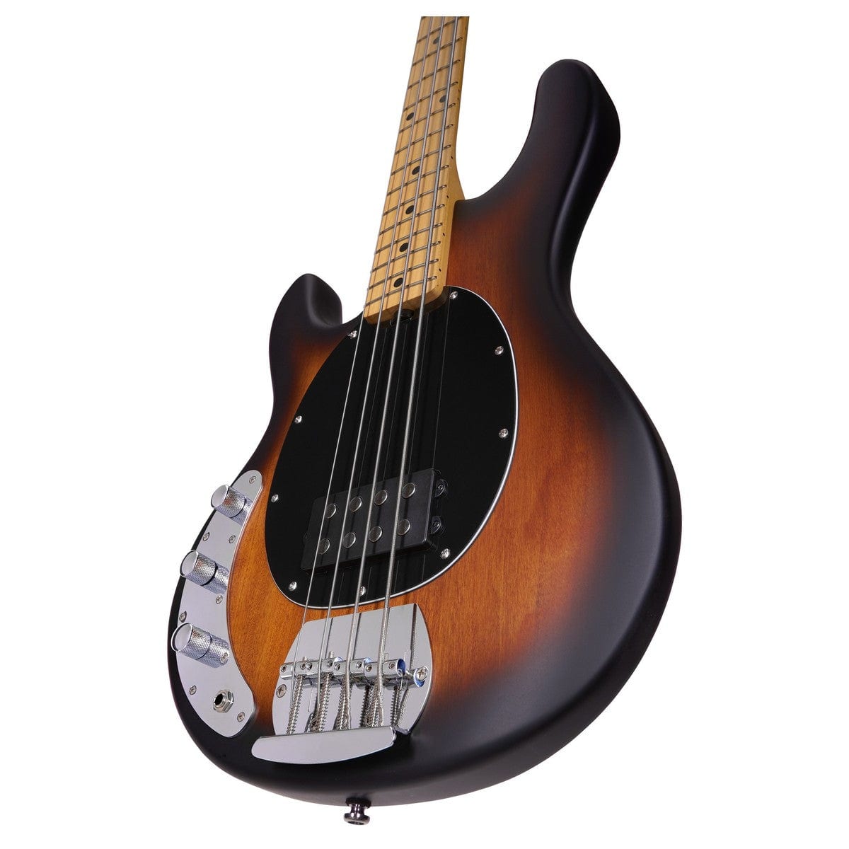 Sterling By Music Man Stingray RAY4 Left Hand Vintage Sunburst Satin Bass