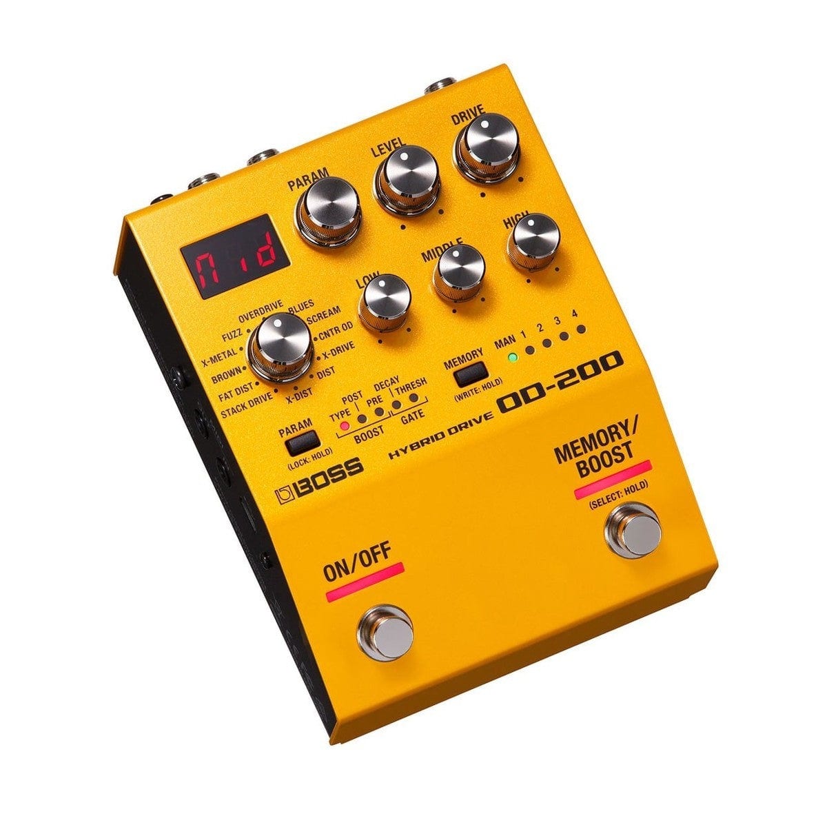 Boss OD-200 Hybrid Drive Guitar Overdrive Distortion Pedal