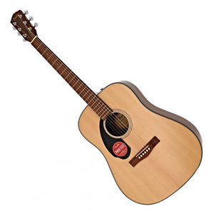 Fender CD-60S Left Hand Walnut Natural Acoustic Guitar