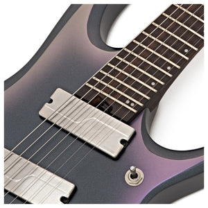 Ibanez RGD71ALMS-BAM Axion Label Multiscale 7 String Black Aurora Burst Matte Electric Guitar