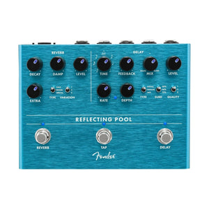 Fender Reflecting Pool Delay Reverb Guitar Effects Pedal