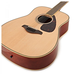 Yamaha FG820II-12 Acoustic 12 String Guitar Natural