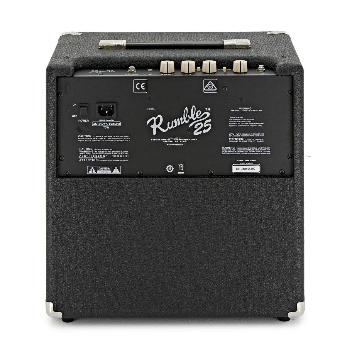 Fender Rumble 25 V3 Bass Amp