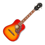 Epiphone Hummingbird Studio Tenor Ukulele inc Gig Bag Faded Cherry