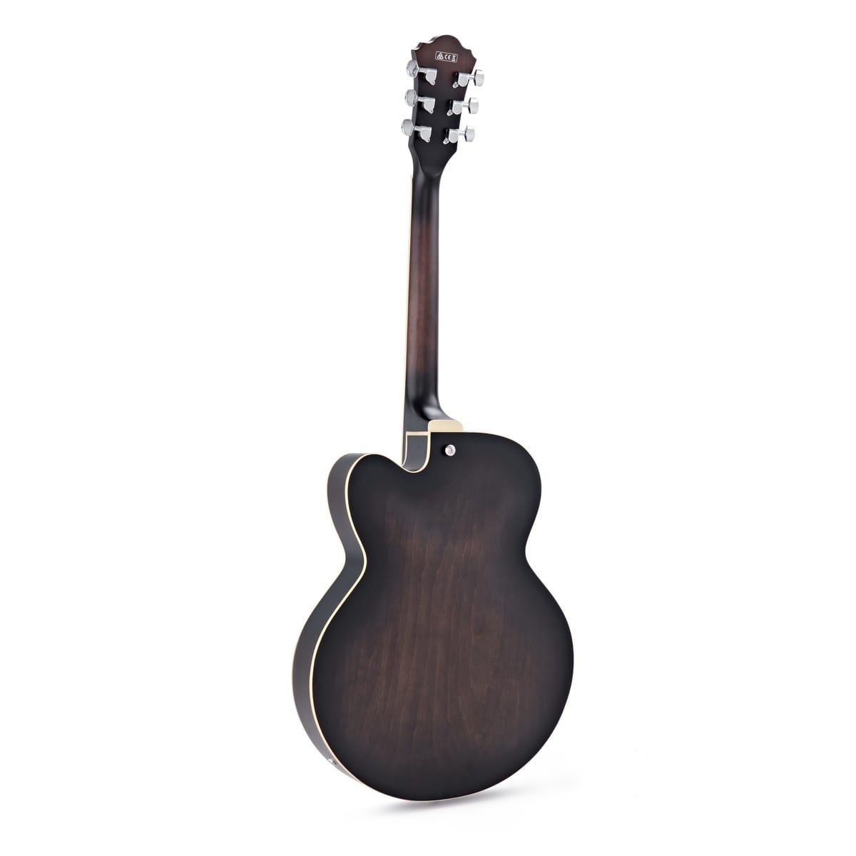 Ibanez Artcore AF55 TKF Trans Black Flat Guitar