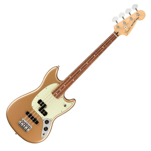 Fender Player Series Mustang Bass PJ Pau Ferro Firemist Gold