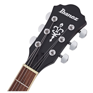 Ibanez Artcore AF55 TKF Trans Black Flat Guitar