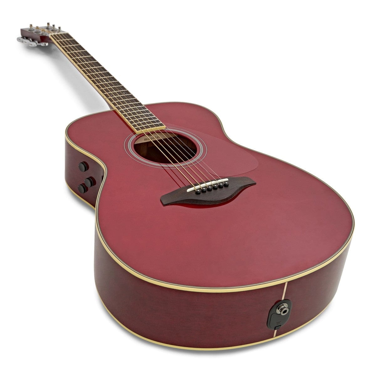 Yamaha FS-TA TransAcoustic Guitar Ruby Red