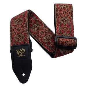 Ernie Ball Jacquard Guitar Strap Crimson Paisley