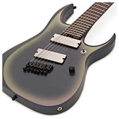 Ibanez RGD71ALMS-BAM Axion Label Multiscale 7 String Black Aurora Burst Matte Electric Guitar