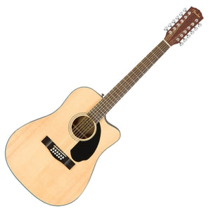 Fender CD-60SCE 12 String Walnut Natural Electro Acoustic Guitar
