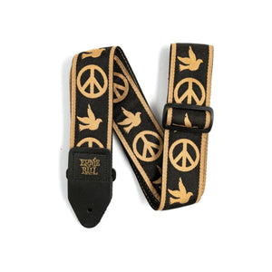 Ernie Ball Jacquard Guitar Strap Peace Love Dove