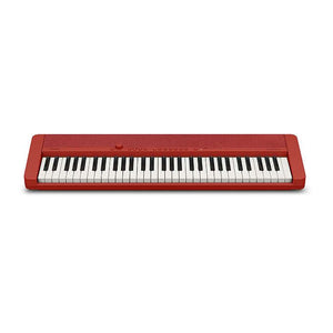 Casio CT-S1 Red Piano Bundle with WU-BT10 Bluetooth Adaptor