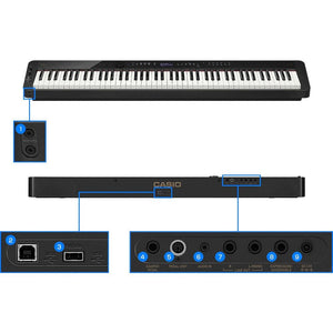 Casio PX-S3100 Digital Piano with FREE SP34 Triple Pedal