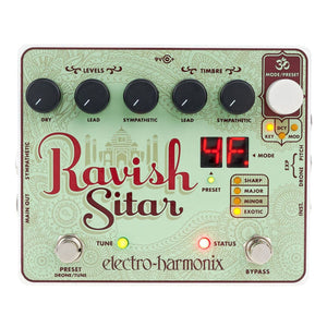 Electro Harmonix Ravish Sitar Guitar Effects Pedal