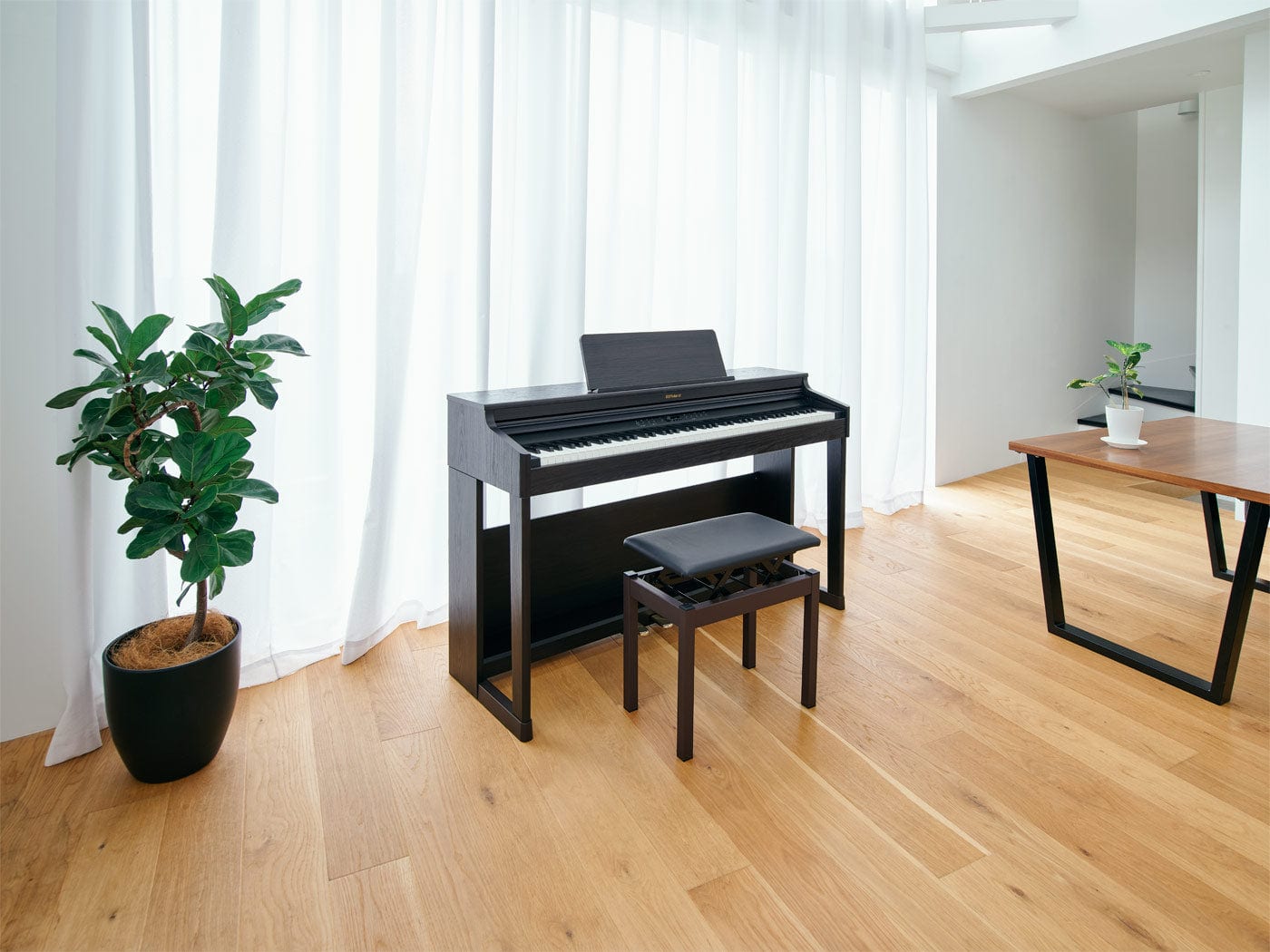 Roland RP701 Dark Rosewood Digital Piano Value Package