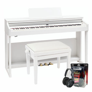 Roland RP701 White Digital Piano Value Package