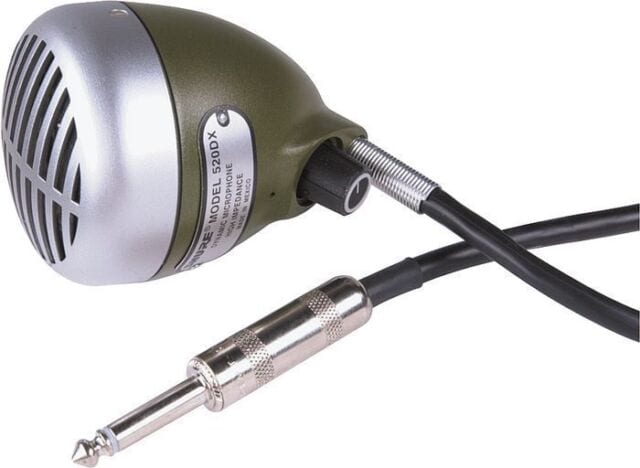 Shure 520DX Green Bullet Harmonica Microphone
