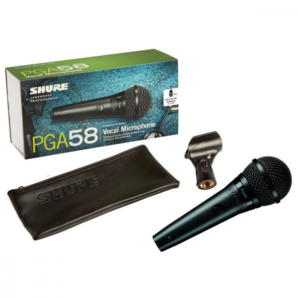 Shure PGA58 Dynamic Microphone XLR