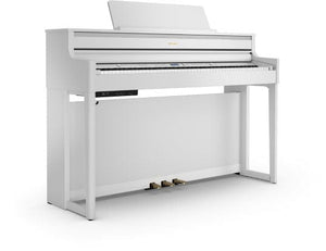 Roland HP704 White Digital Piano Value Package