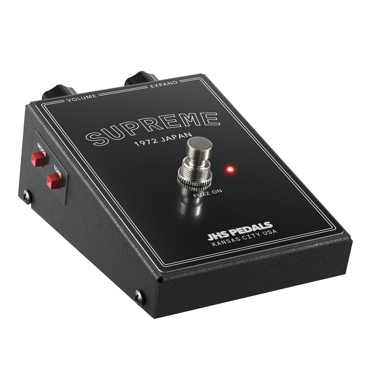 JHS Pedals SUPREME Black Gray Super Fuzz Guitar Pedal