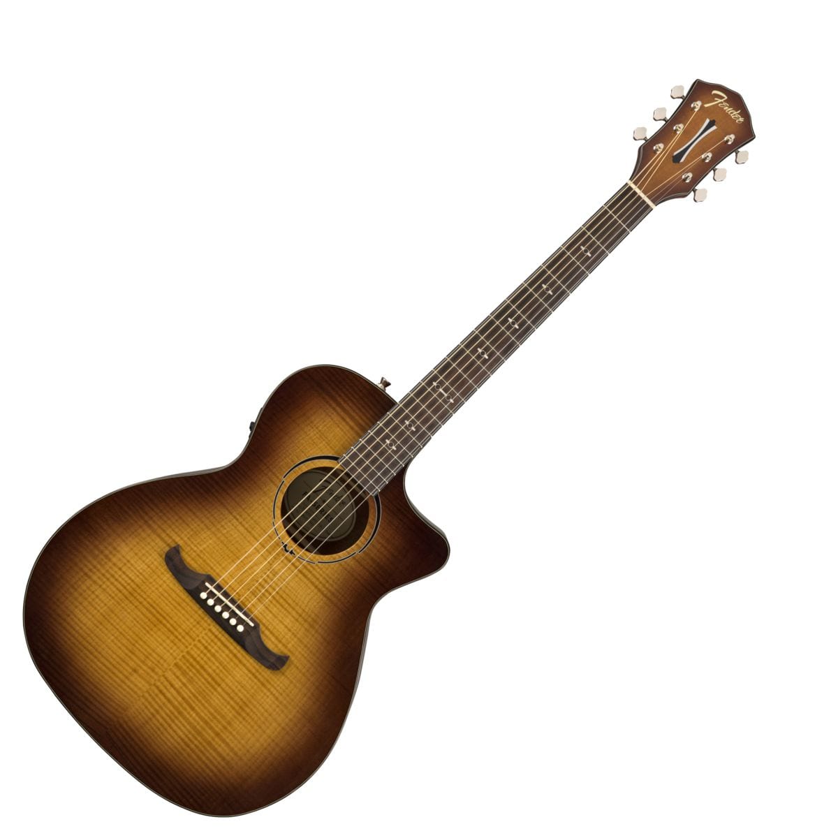 Fender FA-345CE Tea Burst Electro Acoustic Guitar