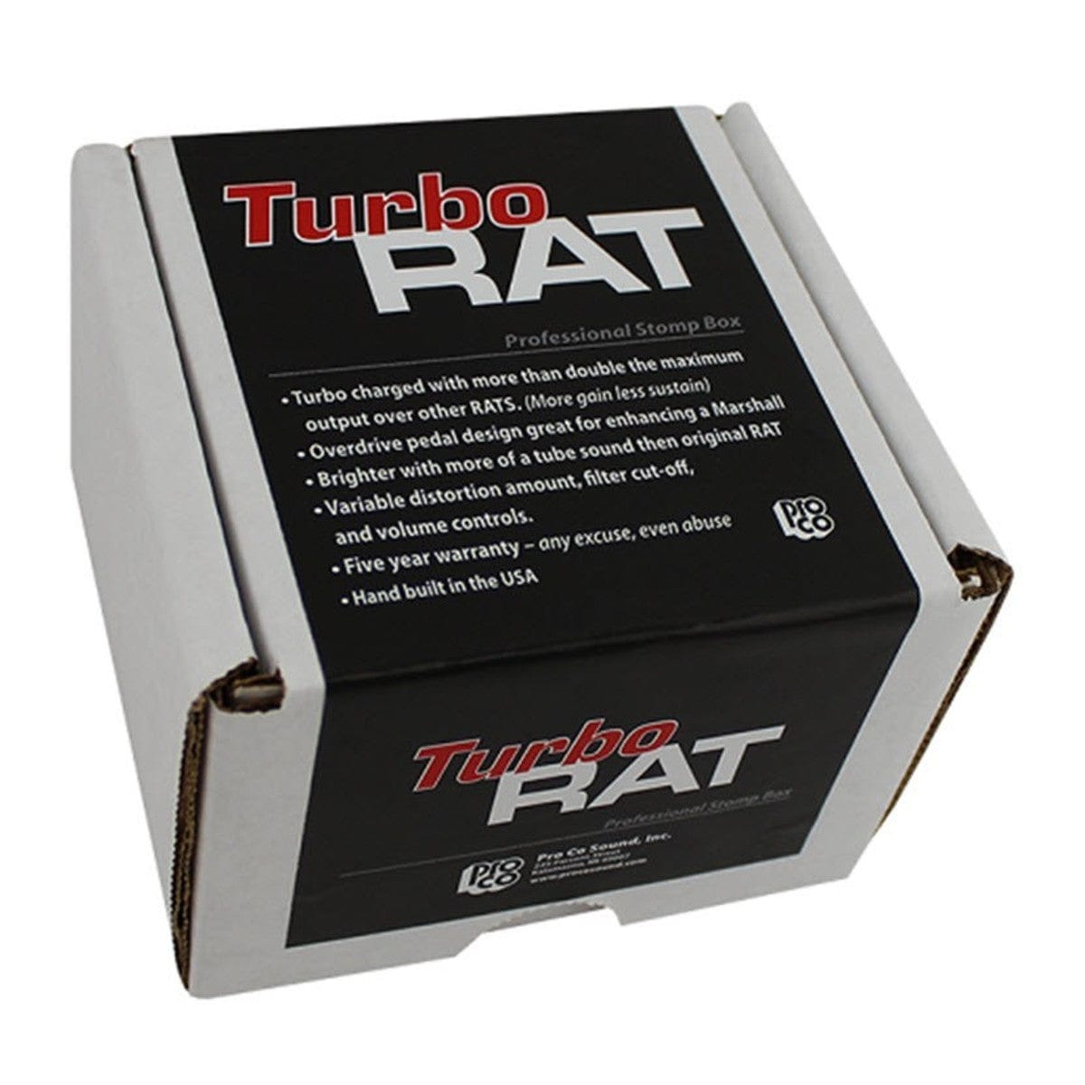 Pro Co Turbo Rat Distortion Guitar Effects Pedal | Bonners Music