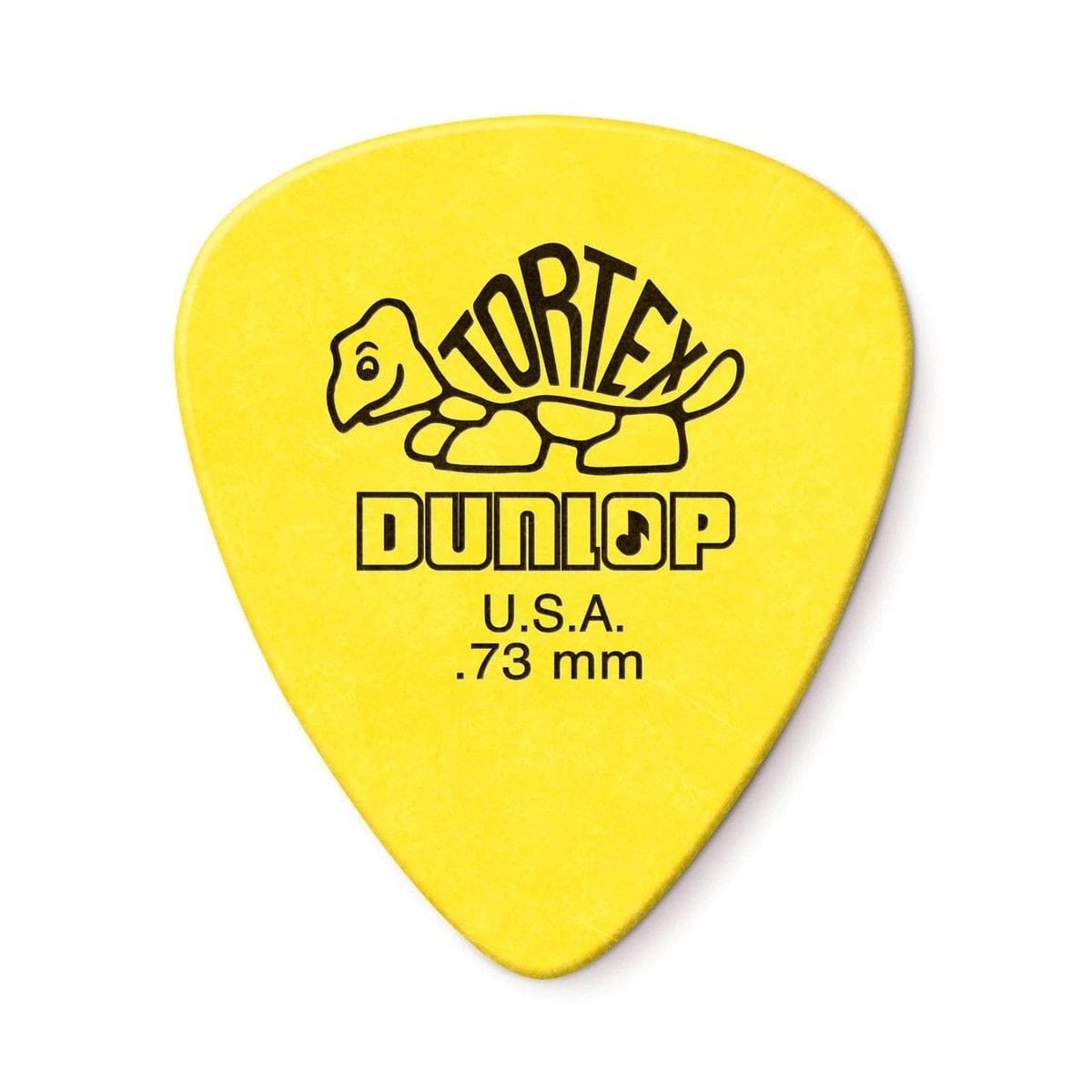 Jim Dunlop TORTEX Plectrums .73MM Yellow 12 Pack